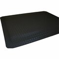 Ricki&Aposs Rugs 442S3660SO BLK Diamond-Dek Sponge Anti-Fatigue Mats - Black - 60in. x 36in. RI2938924